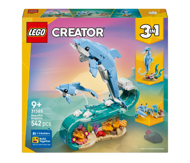 LEGO CREATOR 31385 Zwierzęta morskie: piękny delfin - 1473433 - zdjęcie